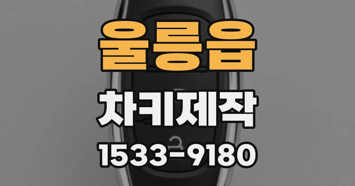 울릉읍 차키제작