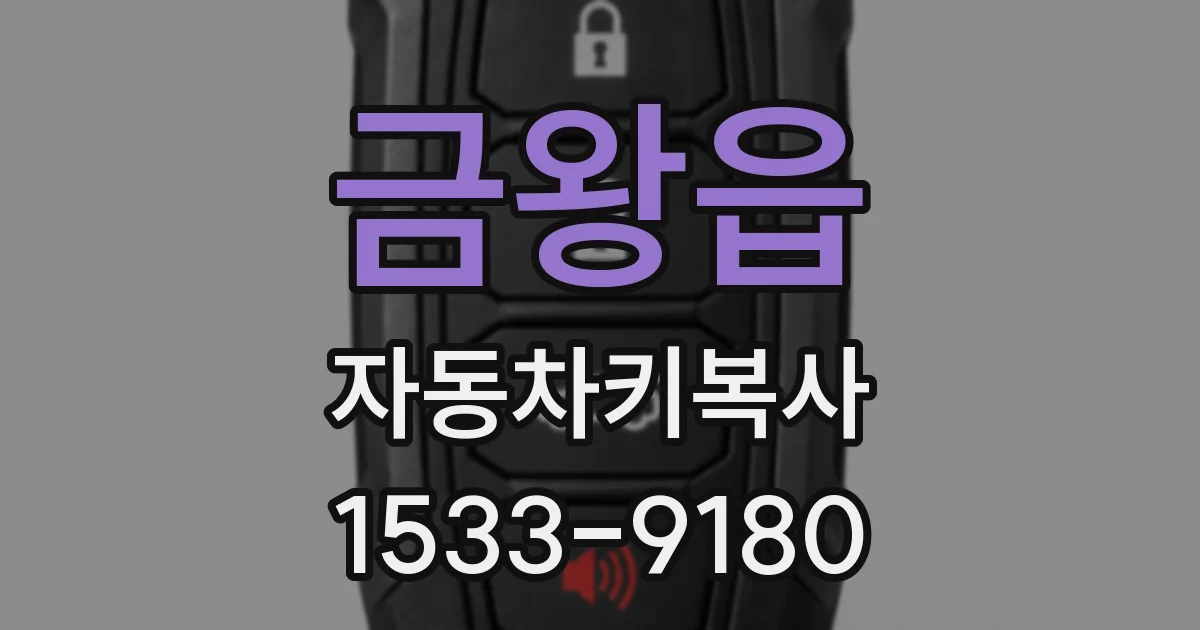 금왕읍 자동차키복사