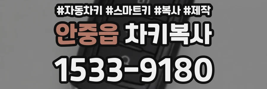안중읍 차키복사