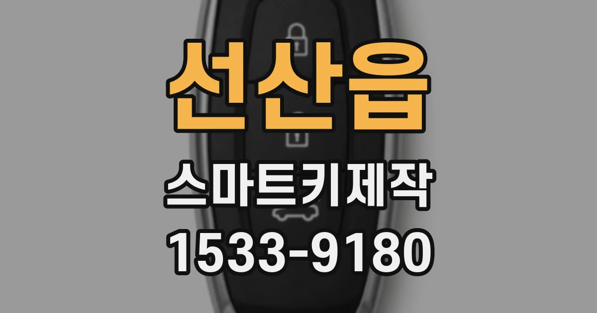 선산읍 스마트키제작