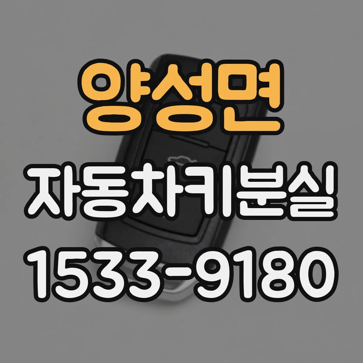 양성면 자동차키분실