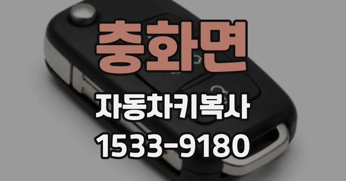 충화면 자동차키복사