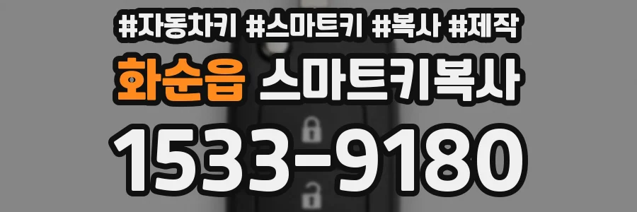 화순읍 스마트키복사
