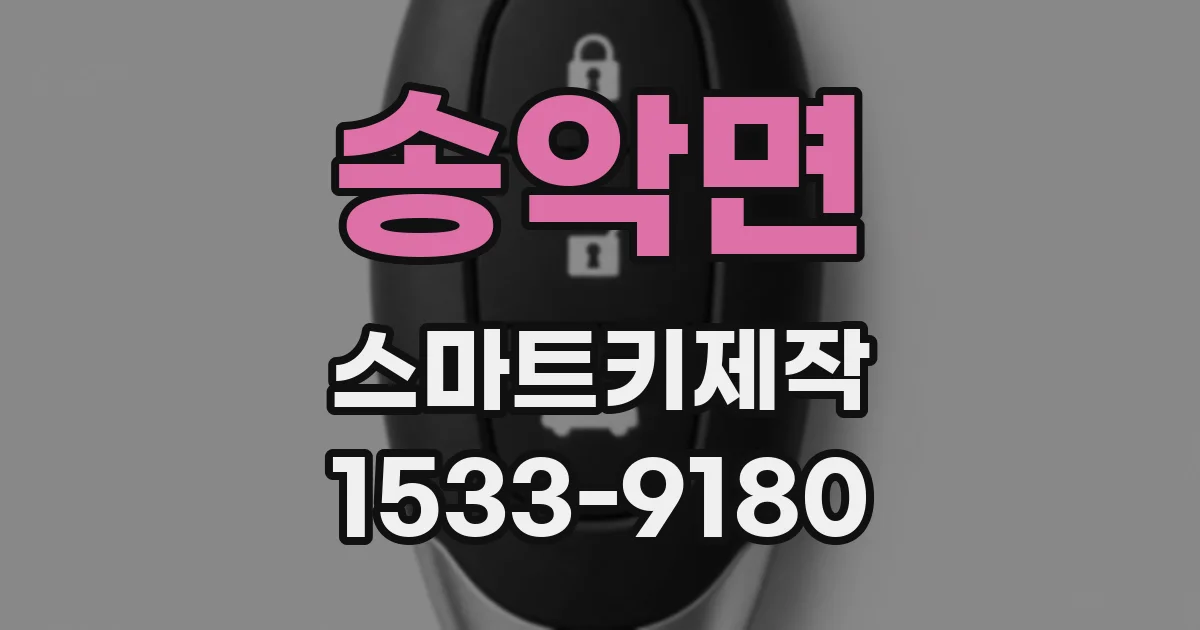 송악면 스마트키제작
