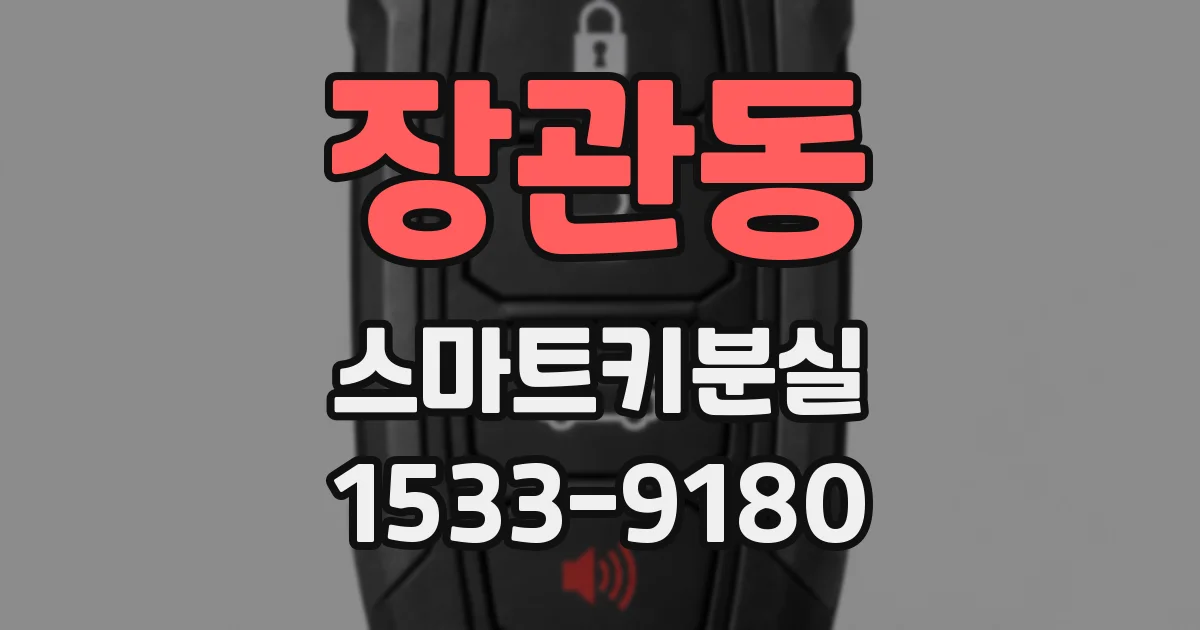 장관동 스마트키분실