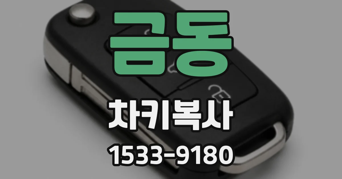 금동 차키복사