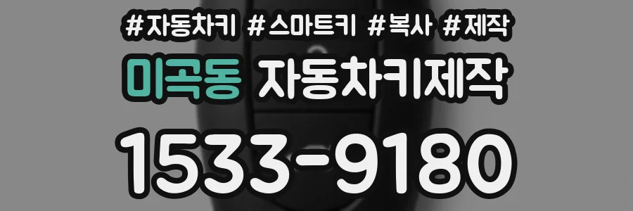 미곡동 자동차키제작