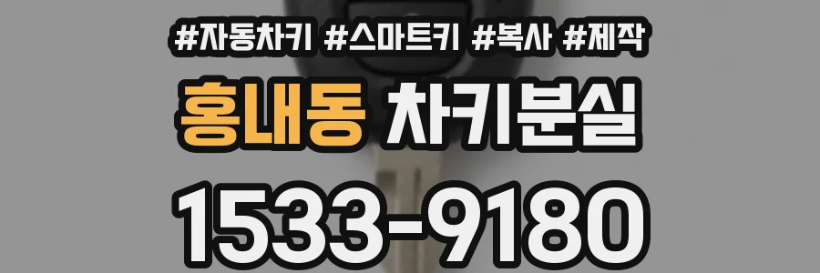 홍내동 차키분실