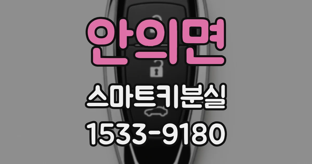 안의면 스마트키분실