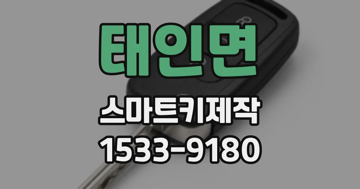 태인면 스마트키제작