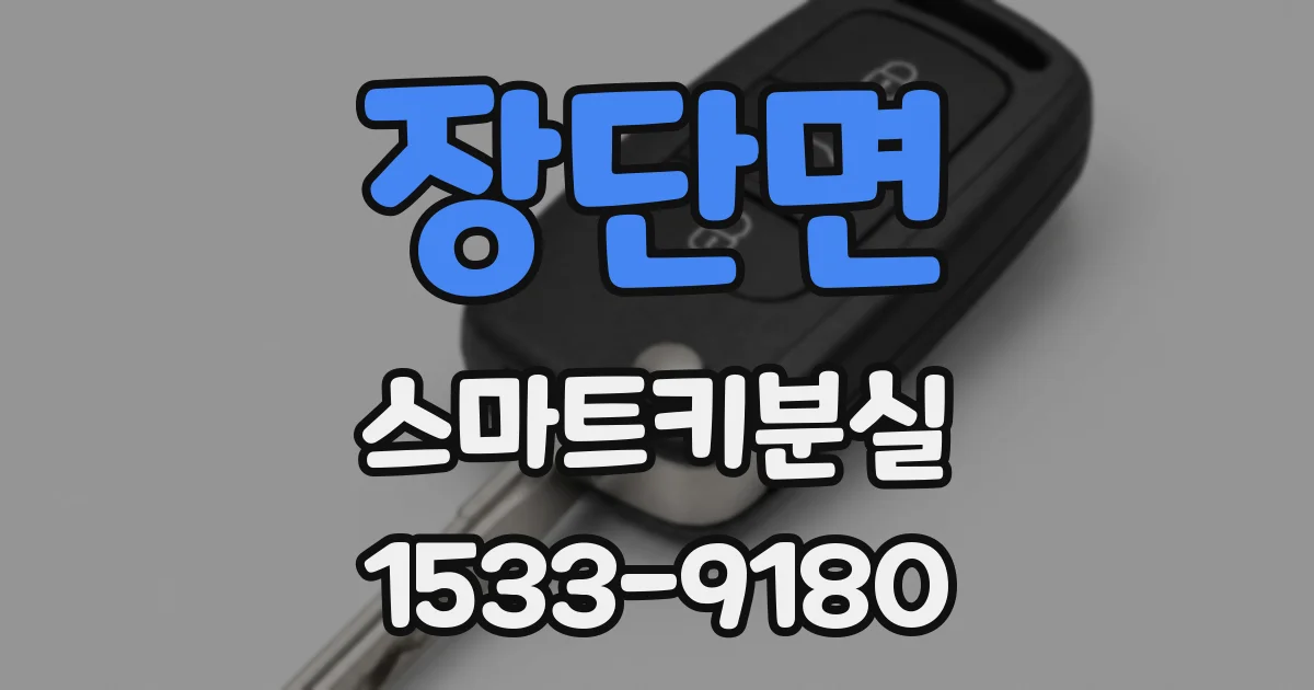 장단면 스마트키분실