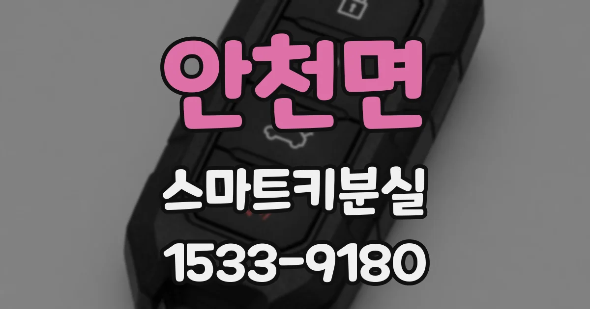 안천면 스마트키분실