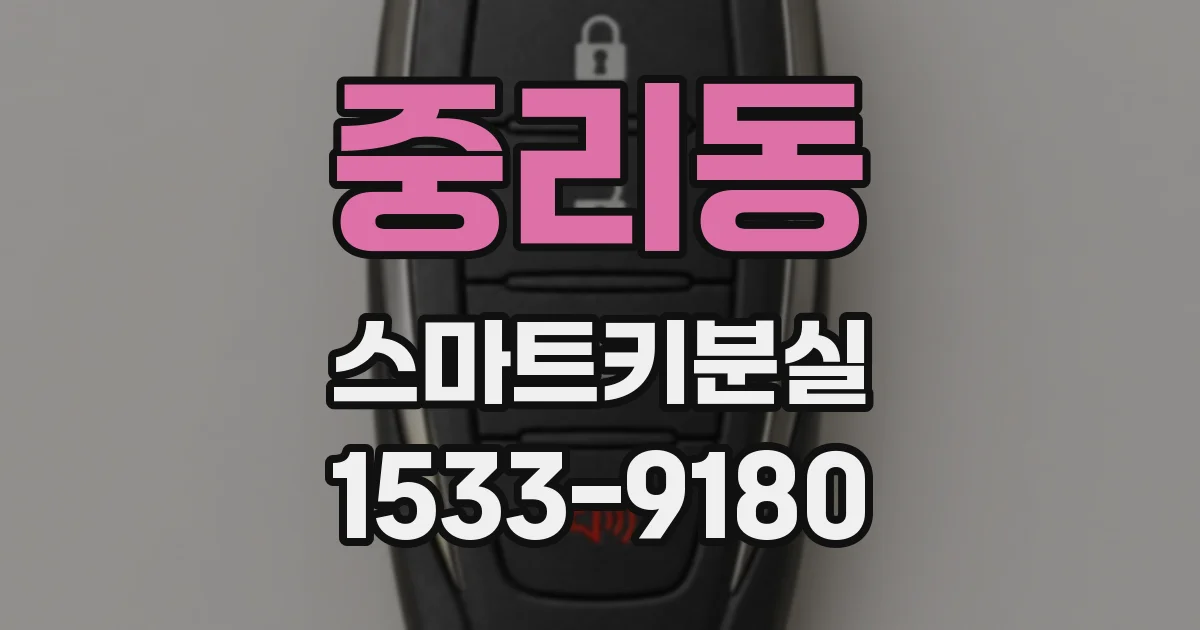 중리동 스마트키분실