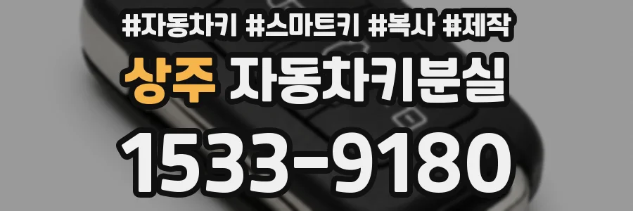 상주 자동차키분실