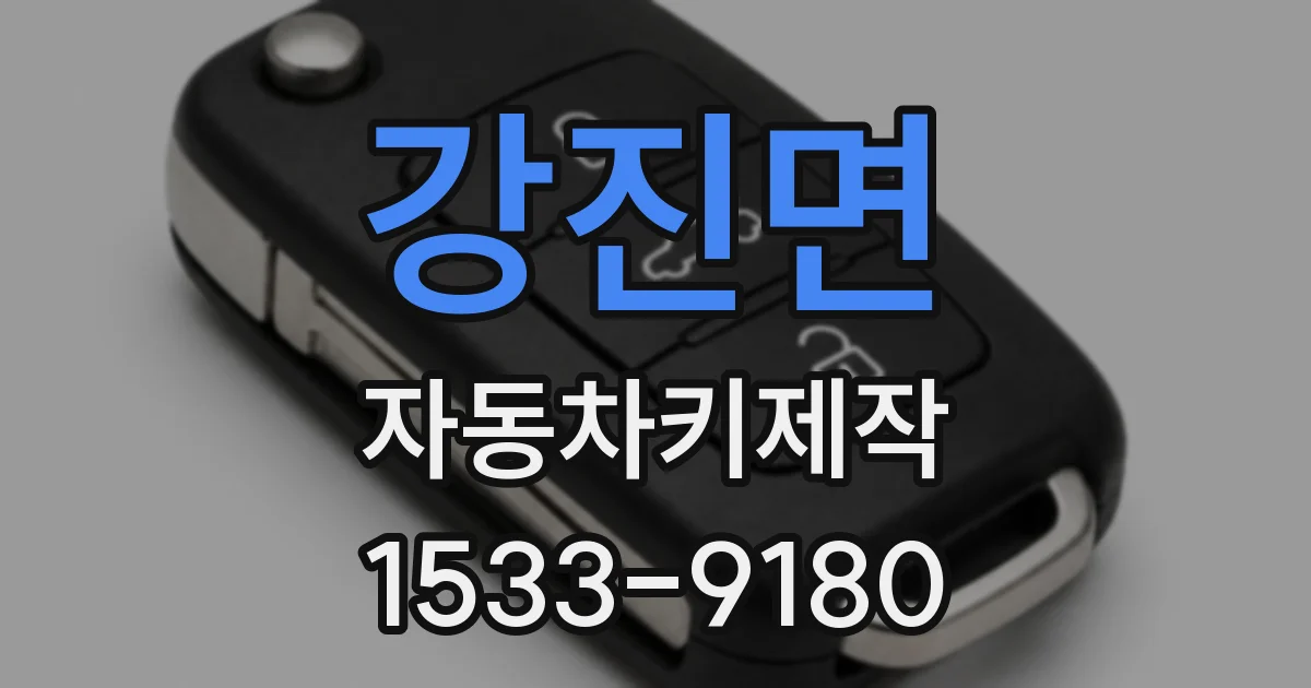 강진면 자동차키제작
