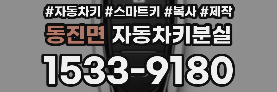 동진면 자동차키분실