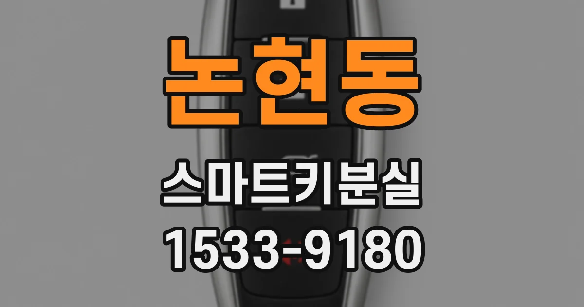 논현동 스마트키분실