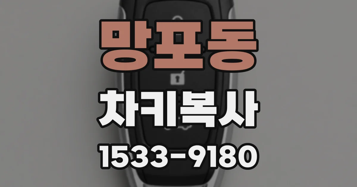 망포동 차키복사