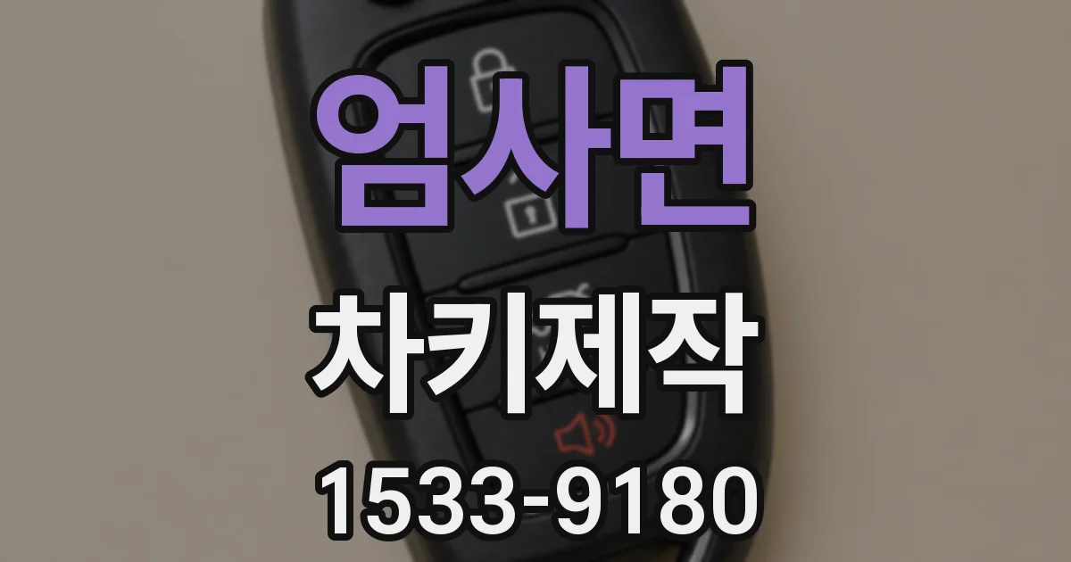 엄사면 차키제작