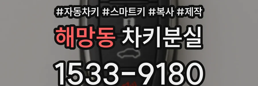 해망동 차키분실