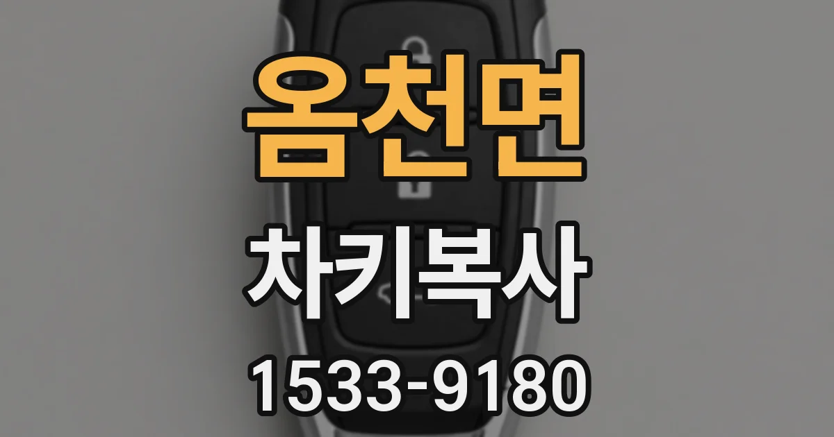 옴천면 차키복사