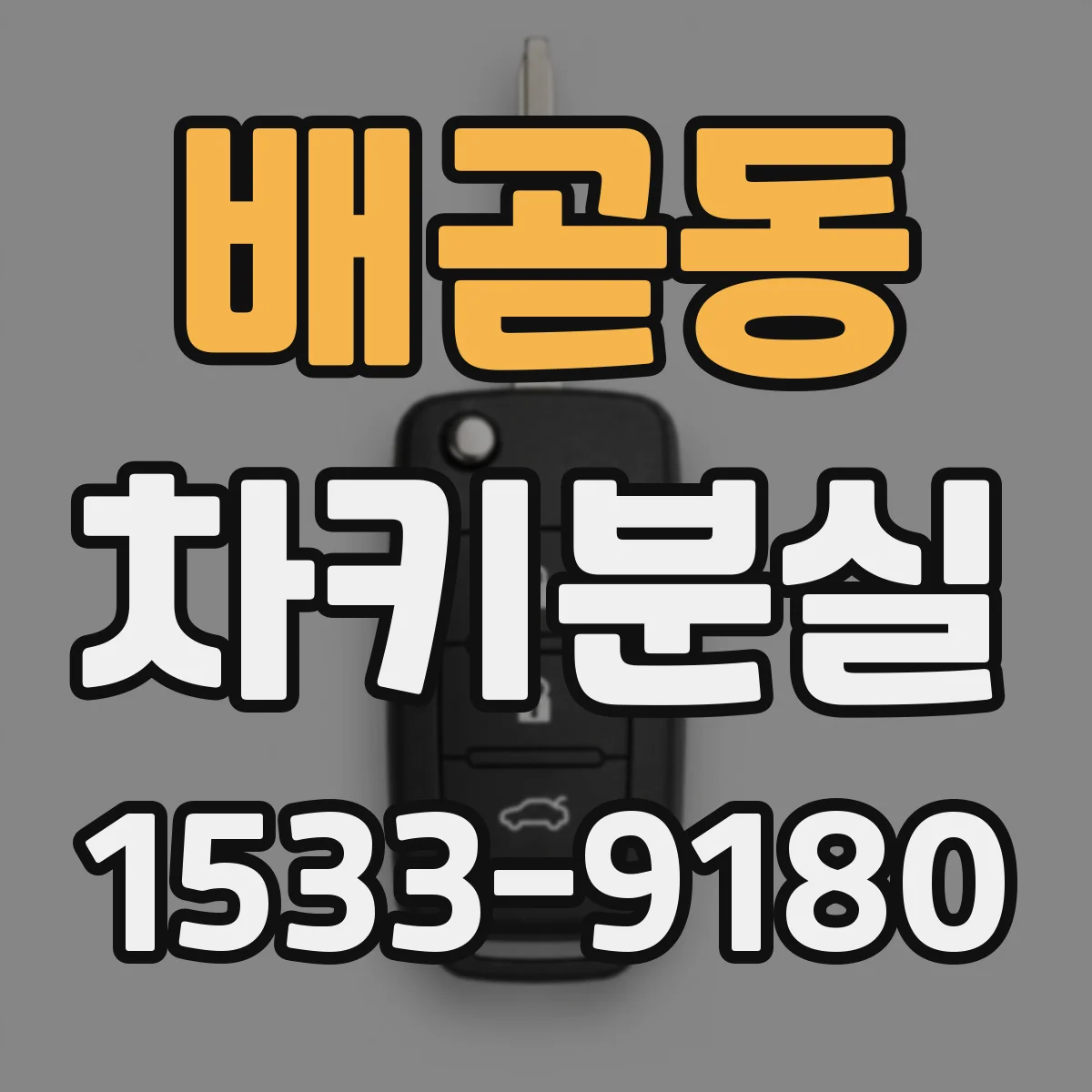 배곧동 차키분실
