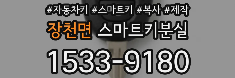 장천면 스마트키분실
