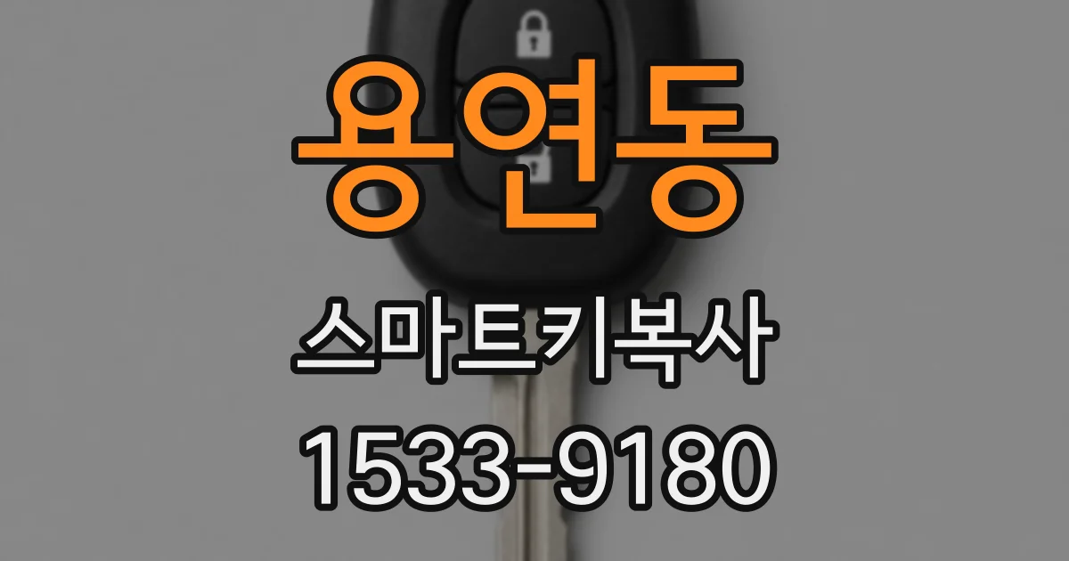 용연동 스마트키복사