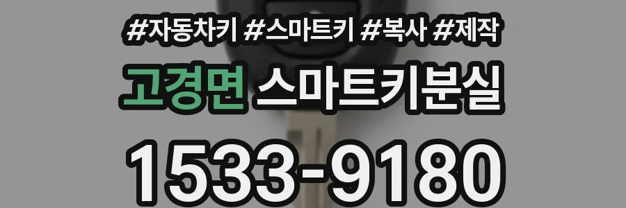 고경면 스마트키분실