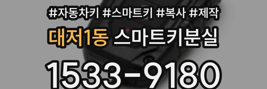 대저1동 스마트키분실
