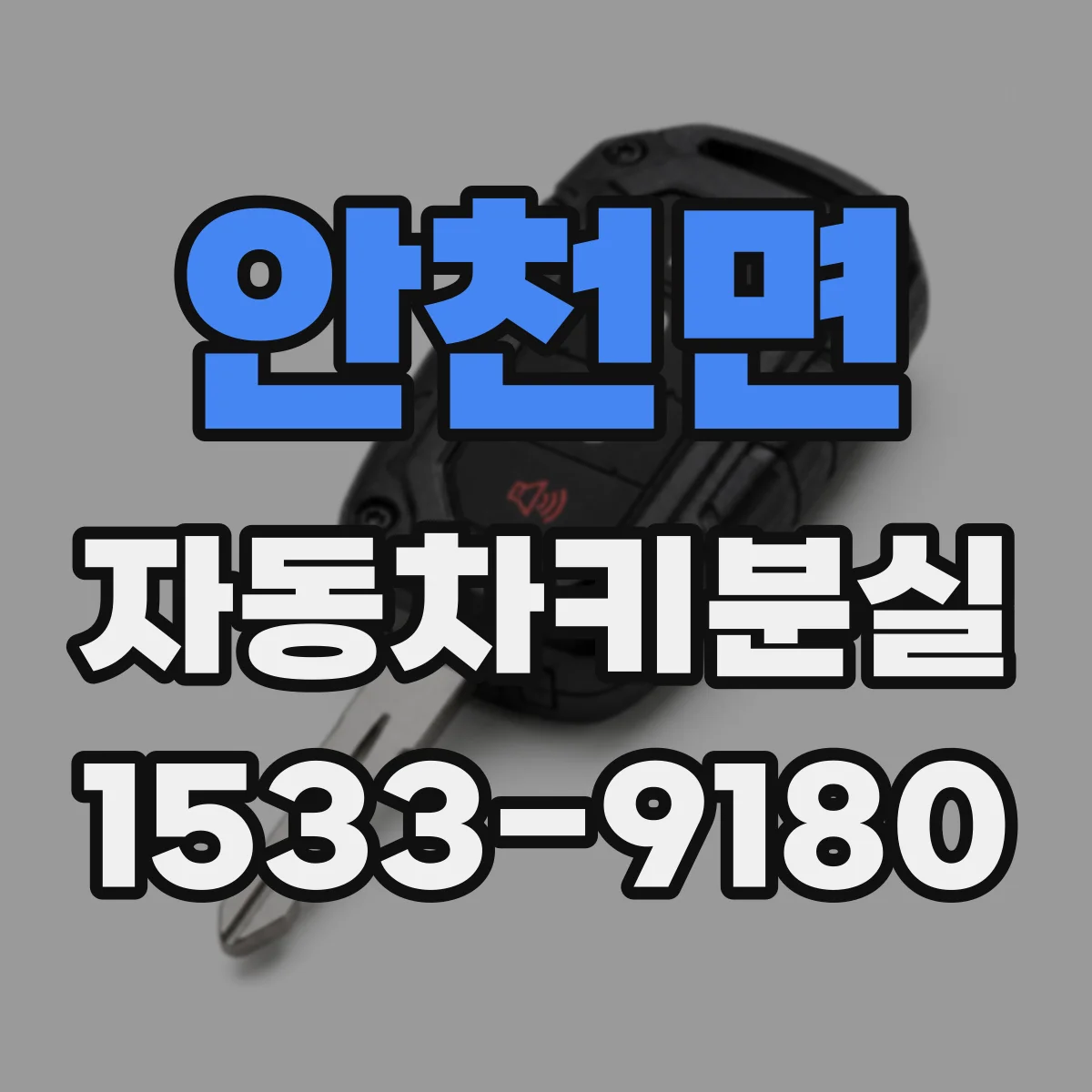 안천면 자동차키분실