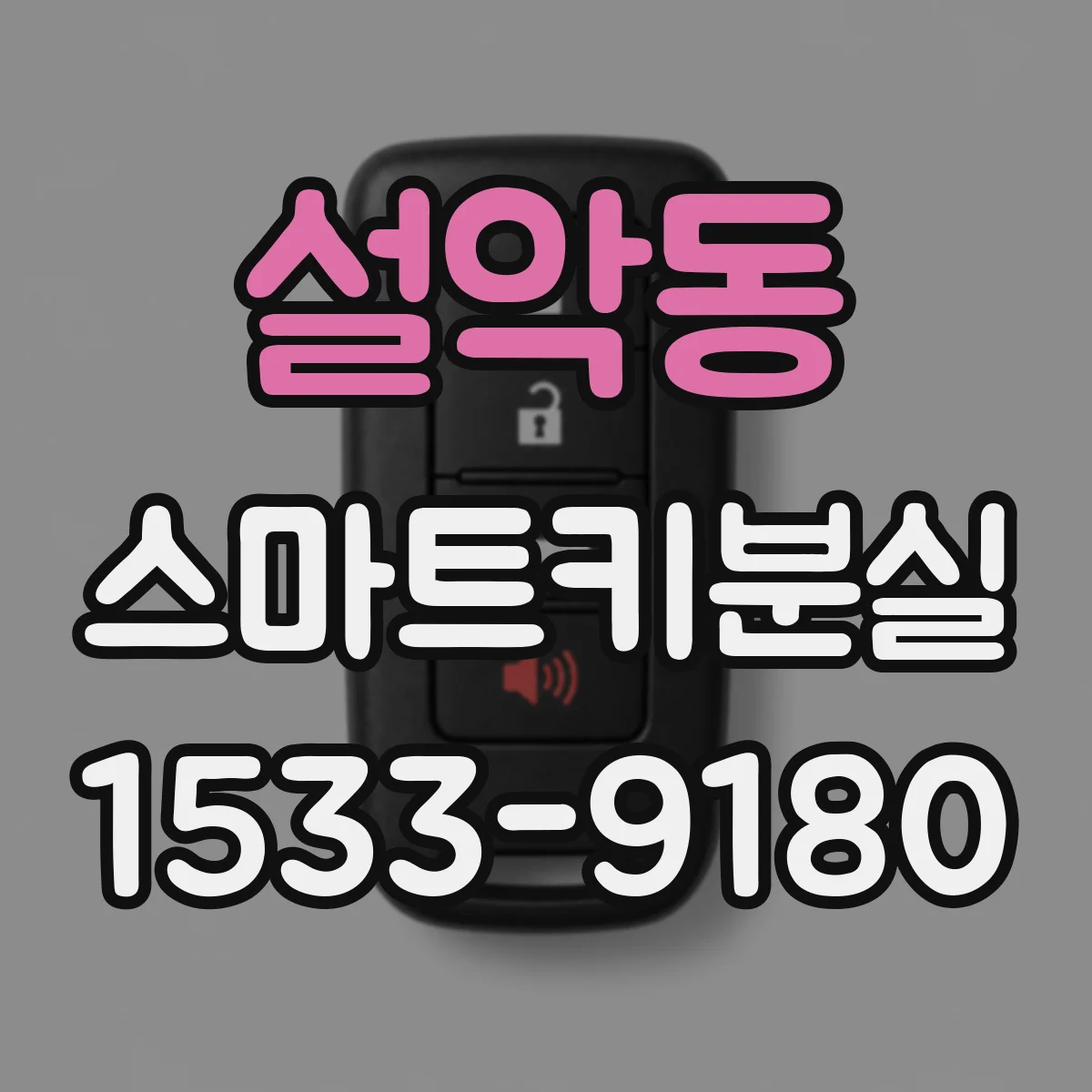설악동 스마트키분실