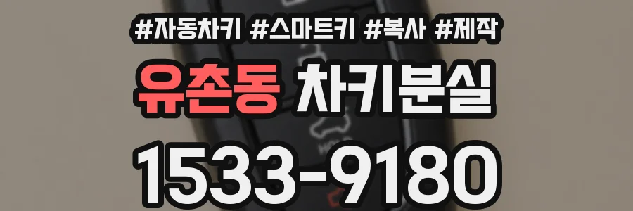 유촌동 차키분실