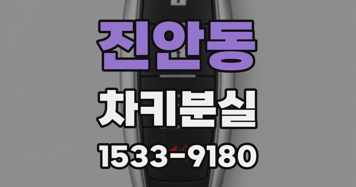 진안동 차키분실
