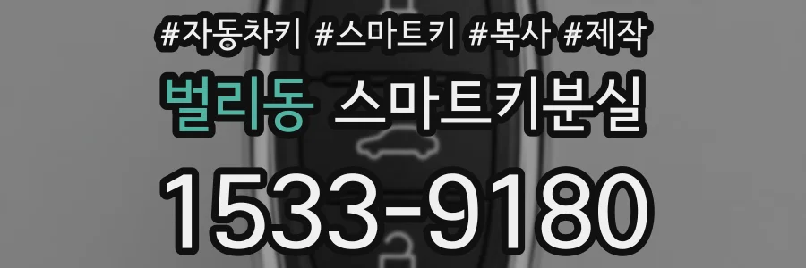 벌리동 스마트키분실