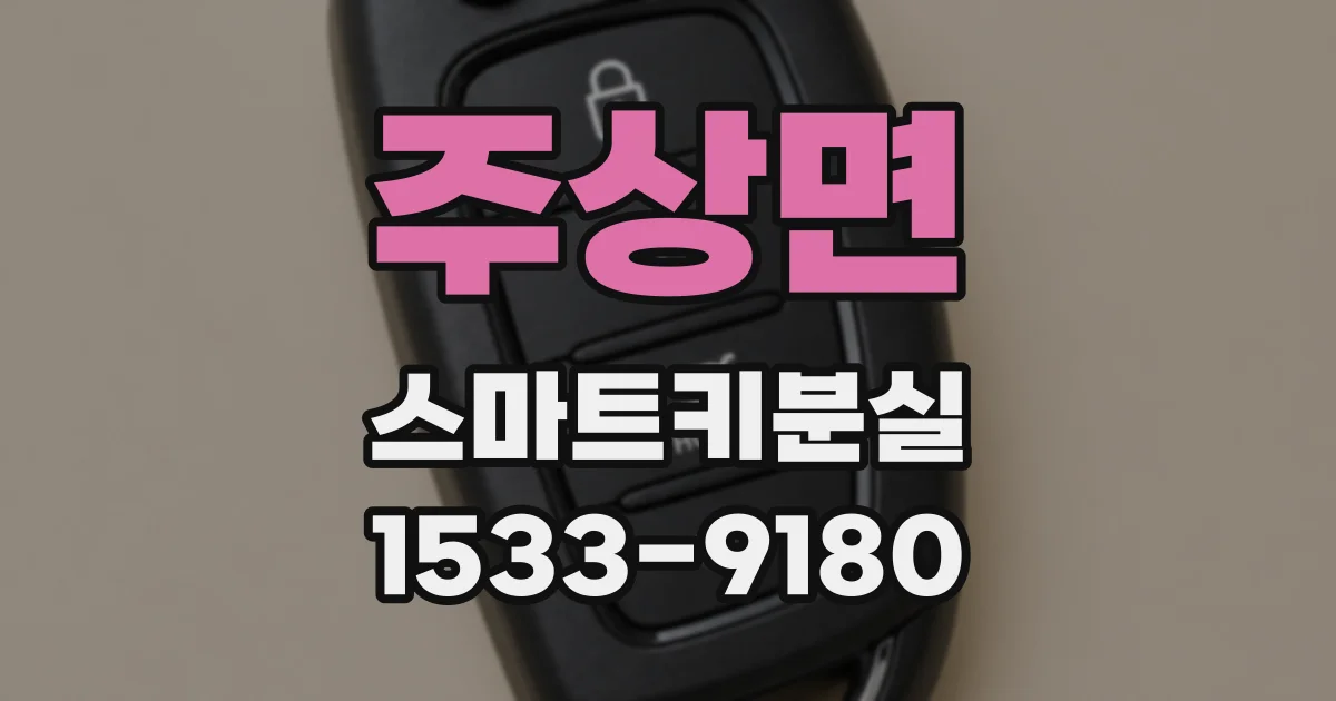 주상면 스마트키분실