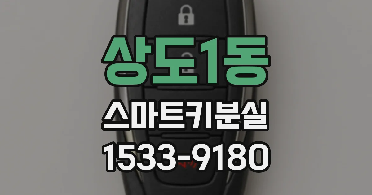 상도1동 스마트키분실