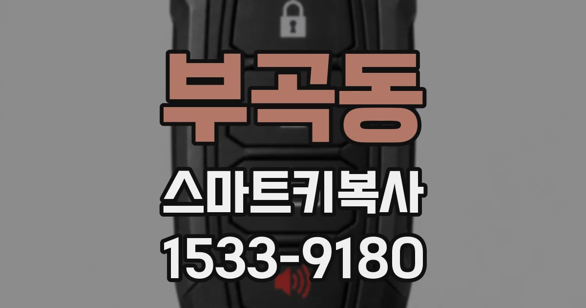 부곡동 스마트키복사