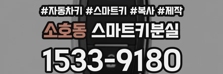 소호동 스마트키분실