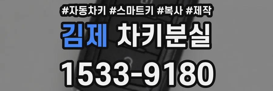 김제 차키분실