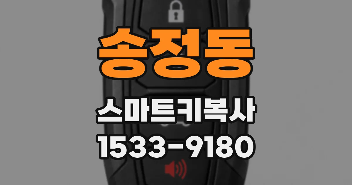 송정동 스마트키복사