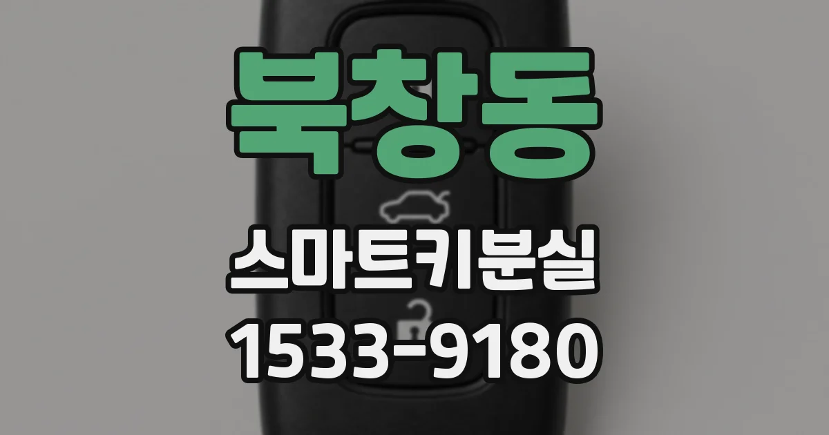 북창동 스마트키분실