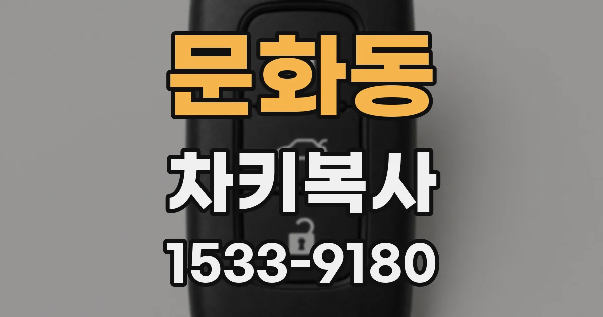 문화동 차키복사