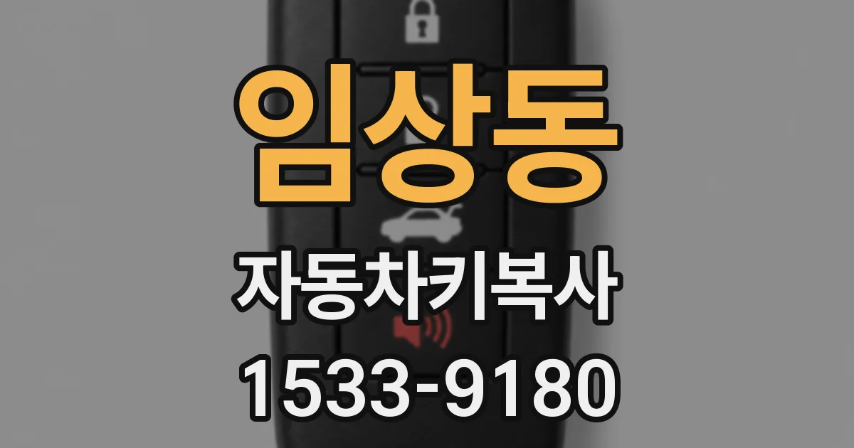 임상동 자동차키복사