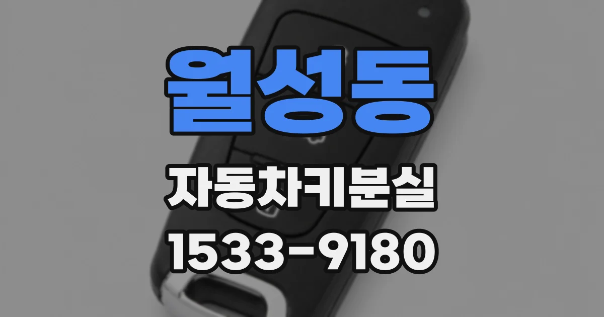 월성동 자동차키분실