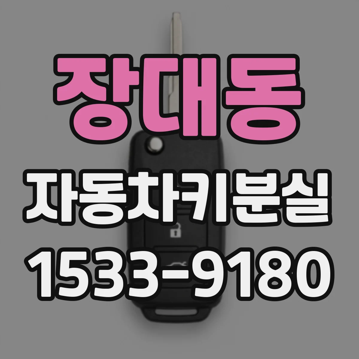 장대동 자동차키분실