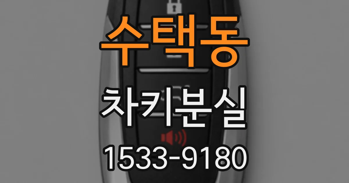 수택동 차키분실