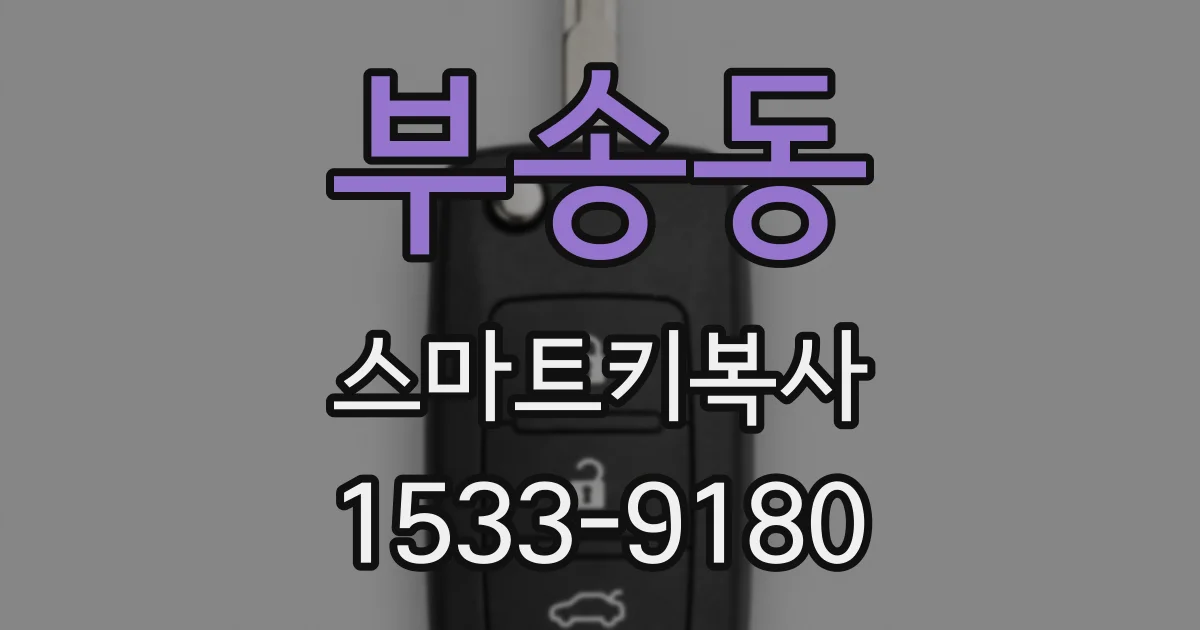 부송동 스마트키복사