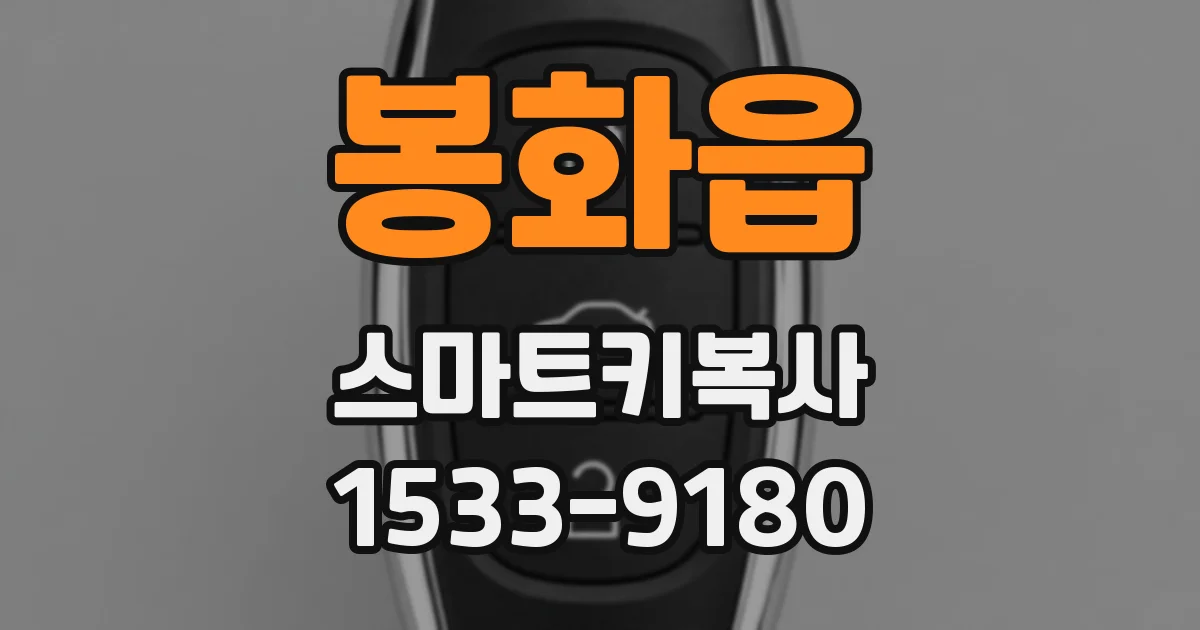 봉화읍 스마트키복사