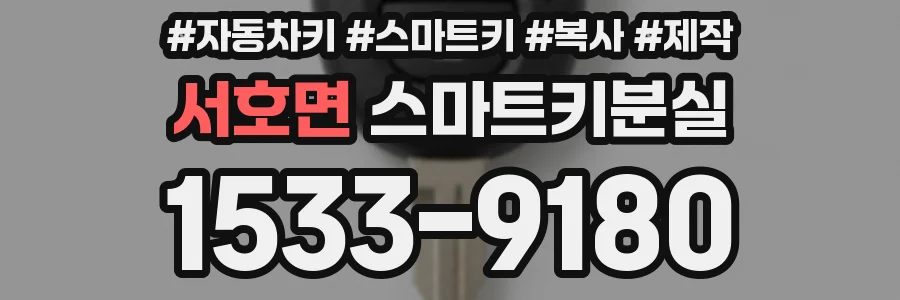 서호면 스마트키분실